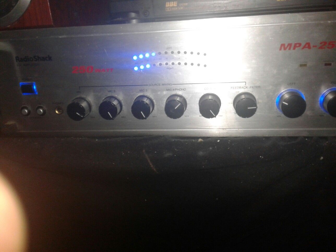 250 watts AMP made by Radio Shack MPA 250 A