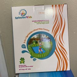 Lg Size Frog Splash & Play Pool 