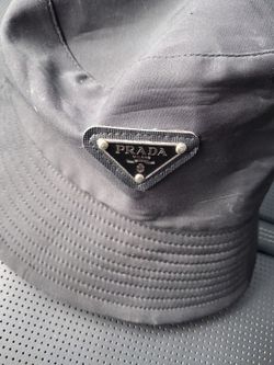 prada bucket hat black real