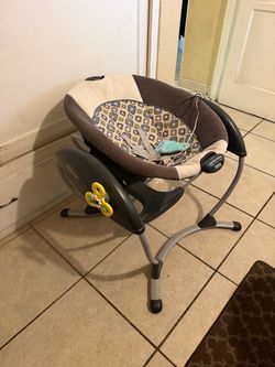 Graco Glider LX Baby Swing / Glider – Power Cord + New Battery