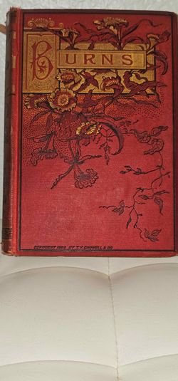 Burns Antique Book T.Y. Crowell & Co. 1884