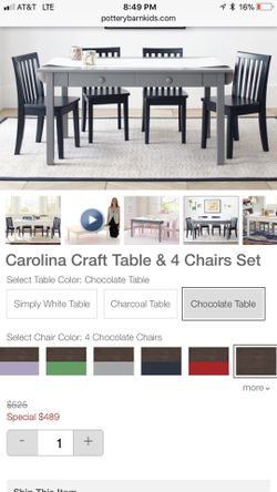 Carolina Craft Table