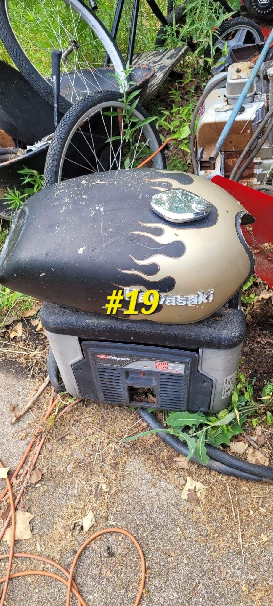 Kawasaki gas tank