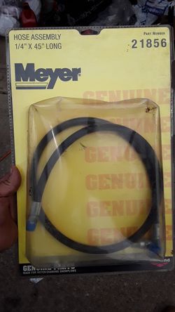 1/4×45"hose assembly plow
