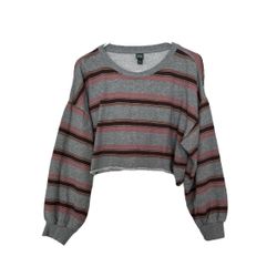 Womens Cropped Crewneck Sweatshirt Wild Fable Size Large