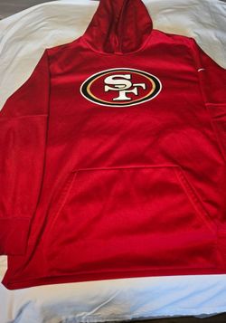 Nike San Francisco 49ers 2XL red hoodie sweatshirt