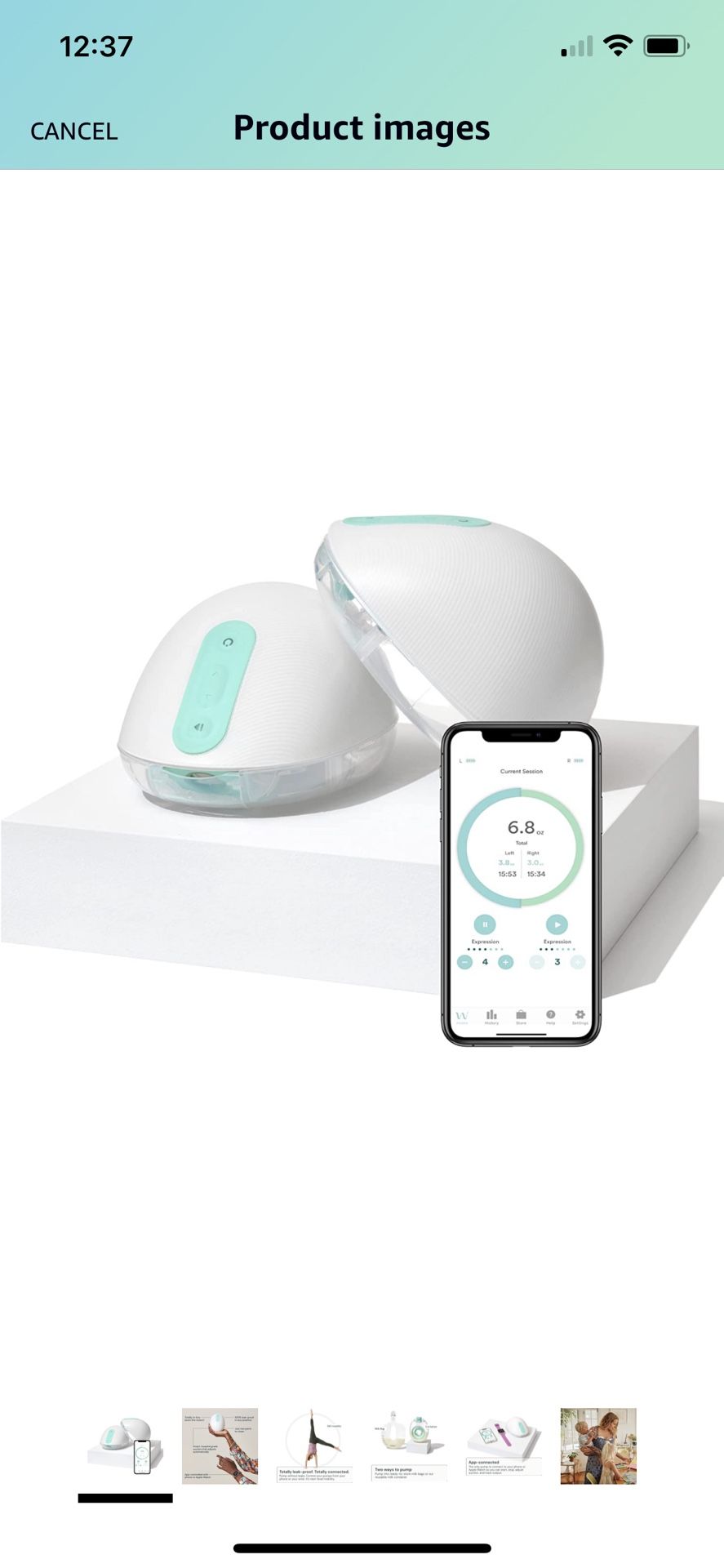 Willow 3.0 Electric Breast pump & Reusable Milk Containers