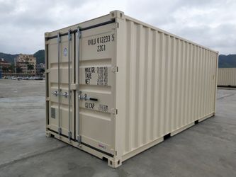 NEW 20ft Beige One Trip Shipping Containers For Sale