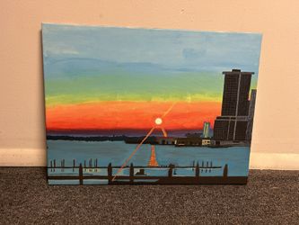 Acrylic Painting On A Canvas