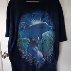 Vintage 90s The Mountain Dolphins Tshirt 2xl