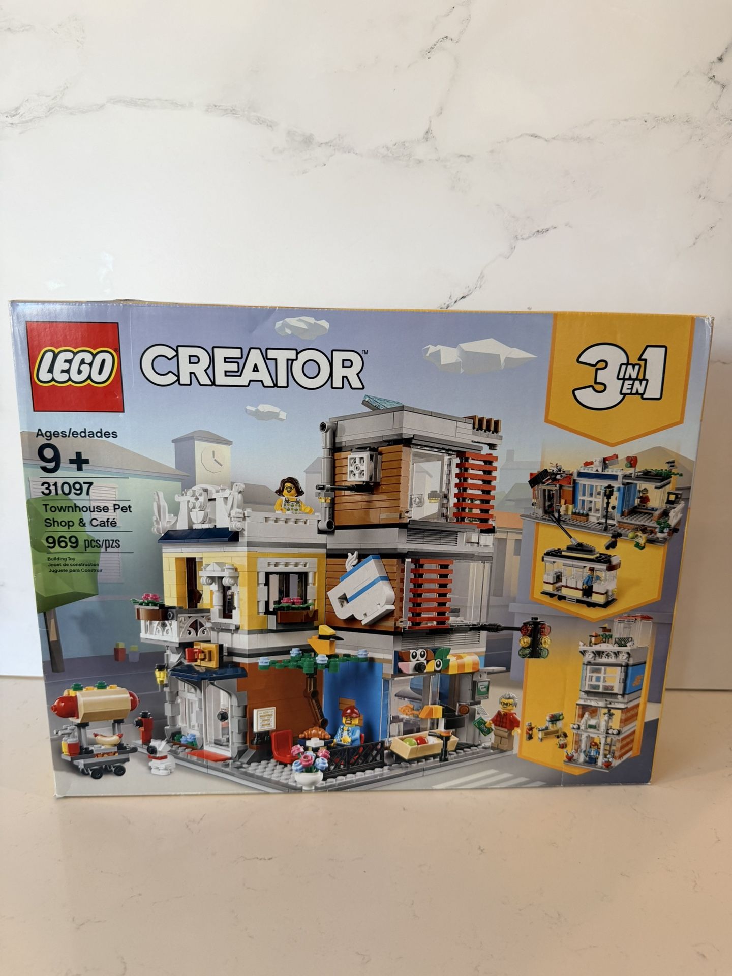 (31097) LEGO Creator: Townhouse Pet Shop & Cafe Building Town New Sealed Retired $90
