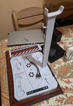 Base de Enfriamiento para PS5 con Cargador y Soporte PS VR2