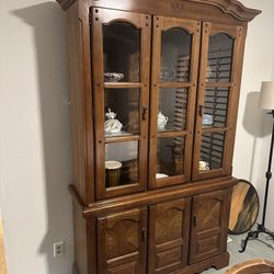 Wooden Hutch Buffet