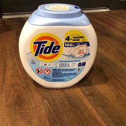 tide detergent never used