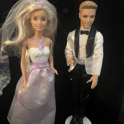 Barbie And Ken Wedding Dolls 