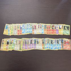 Lot of 70 Uncommon pokemon cards