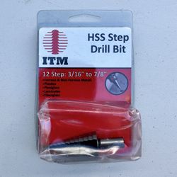 ITM  3/16-7/8 Step Drill Bit  