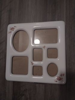 Vintage Porcelain Frame