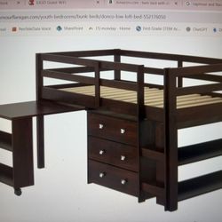Raymour & Flannigan Captains Bed w Desk