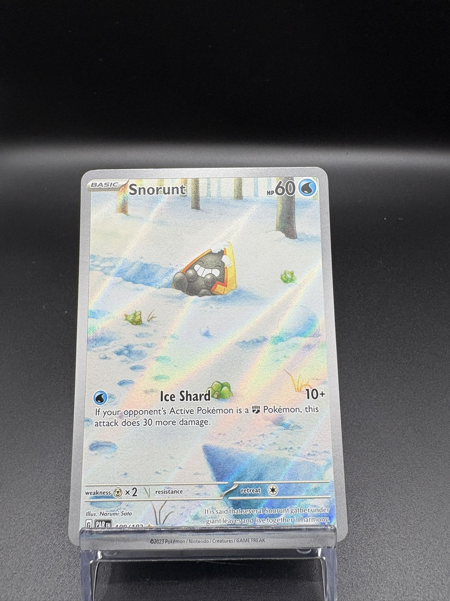 Snorunt - 188/182 - SV04: Paradox Rift (PAR) Mint Condition Pokemon Card