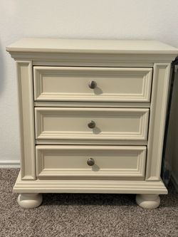 Night stand and dresser