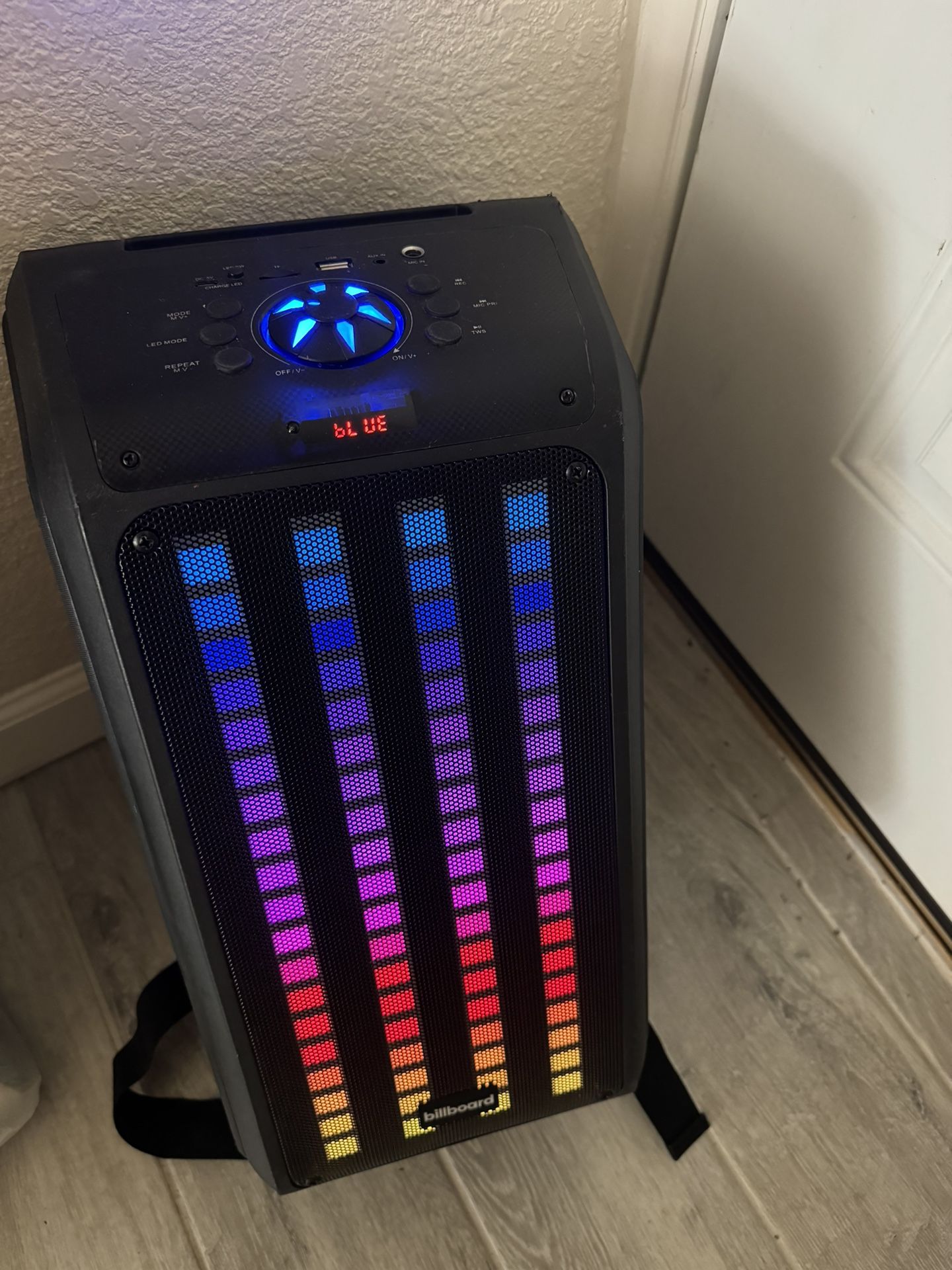 Billboard Bluetooth Wireless RGB LED Backpack Speaker