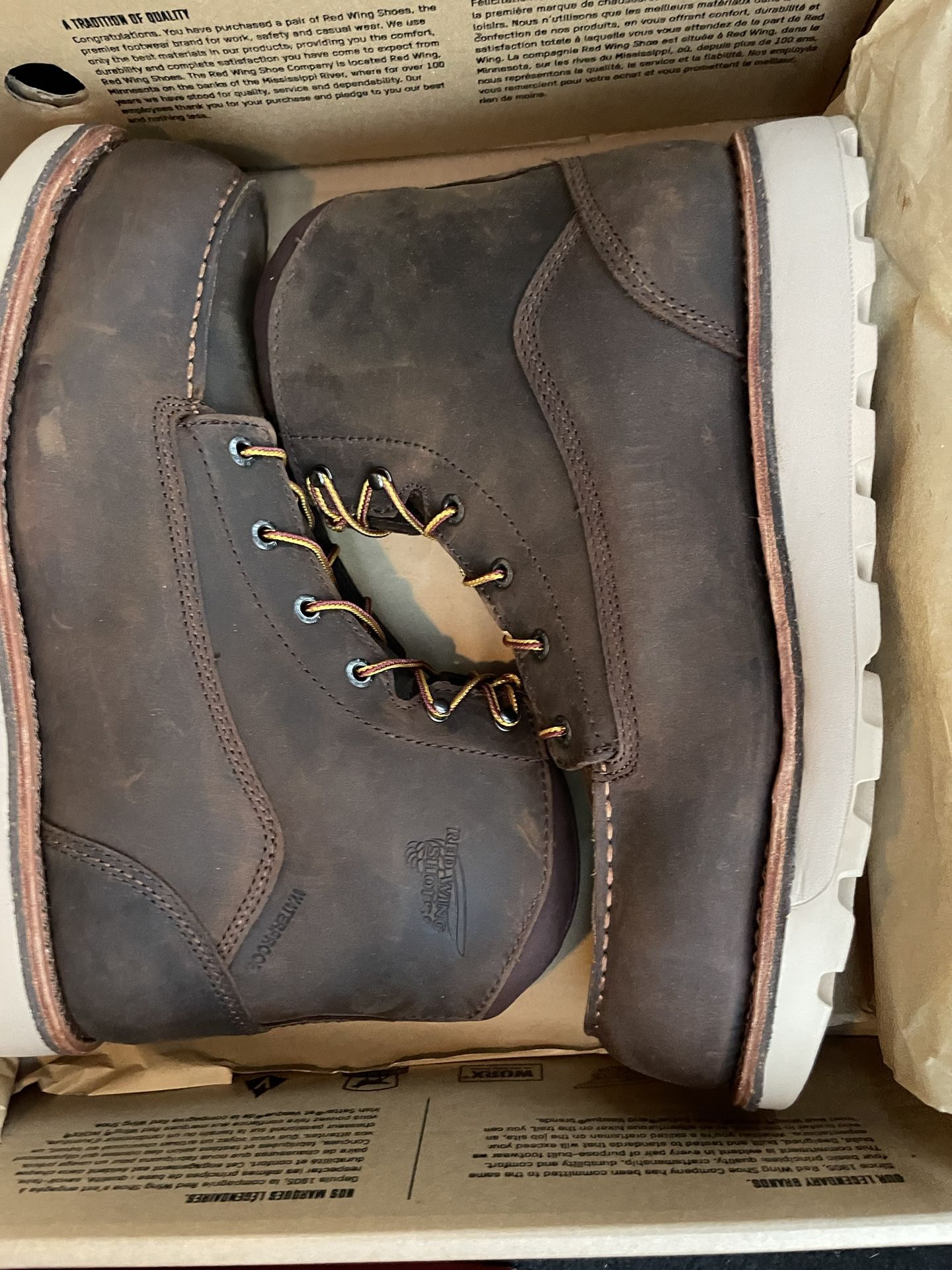 Red Wing 2440 Safety Toe Work Boot New Sz 11D