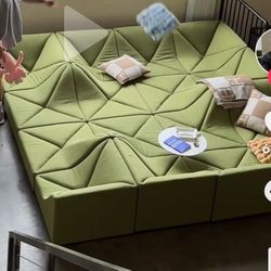 Brand NEW DUNES  SOFAS  COUCH   Set ,size 12x12x12x12FT VELVET FABRIC Custom Made Available 