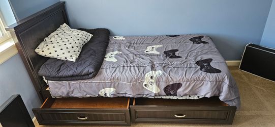 Twin-size bed
