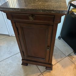 Marble Night Stand  (2)