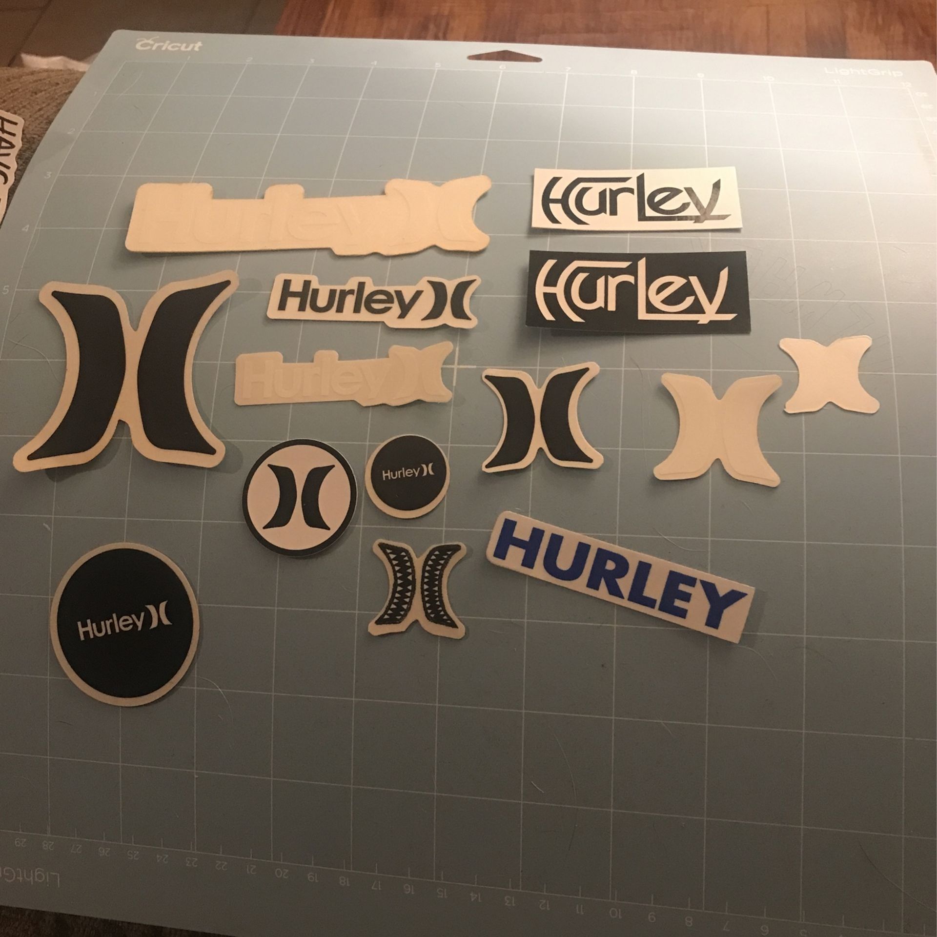 14 Vintage Hurley Stickers