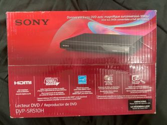 Sony DVP-SR510H DVD/CD Player – HDMI 1080p Upscaling – New Open Box