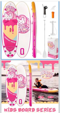 Kids paddle bored