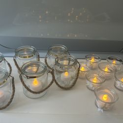 Candle Holders With Tea lights Flameless