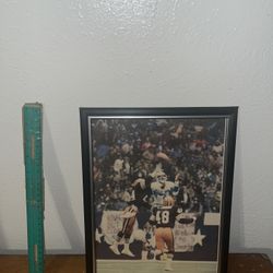 Tony Hill Dallas Cowboys Magazine Print Frame 