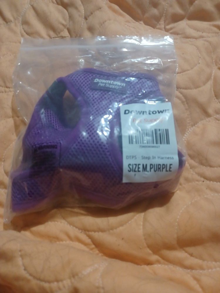 Purple Dog Harness Size Medium