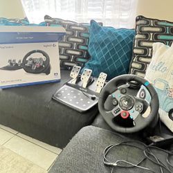 Logitech G29 Steering Wheel And Pedals