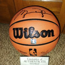 Michael Jordan Signed Basketball