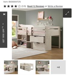 Donco Kids Twin Low Loft Bed 