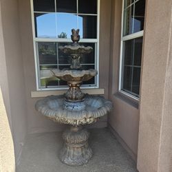 Outdoor fountain With Pump 