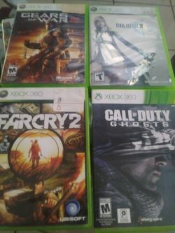 4 xbox 360 games