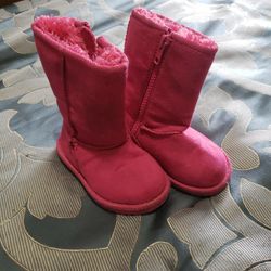 Pink Boots Size 6 Children