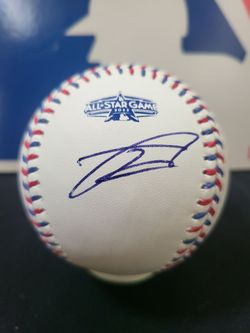 Julio Rodriguez signed baseball