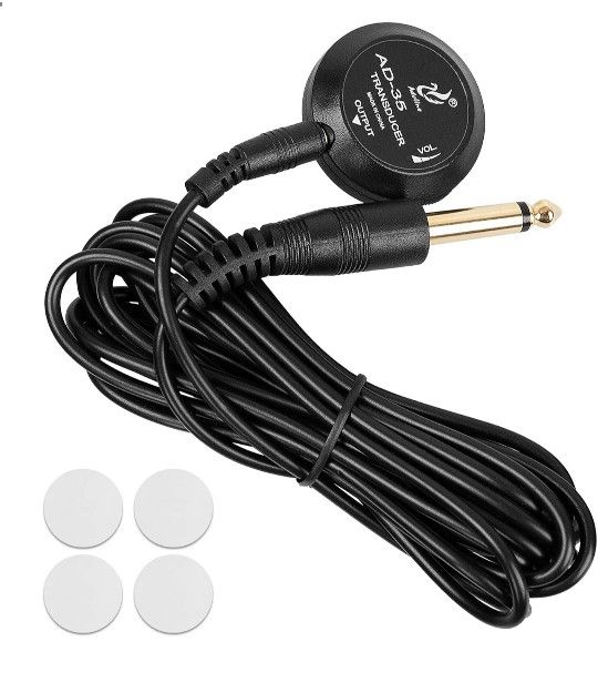 Piezo pickup with volume control (brand new still in package!)