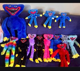 Huggy Wuggy Plush Toy Collection – 12 Pieces