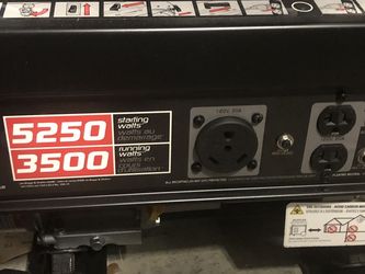 Gasoline Generator PowerBoss 5250/3500Watts