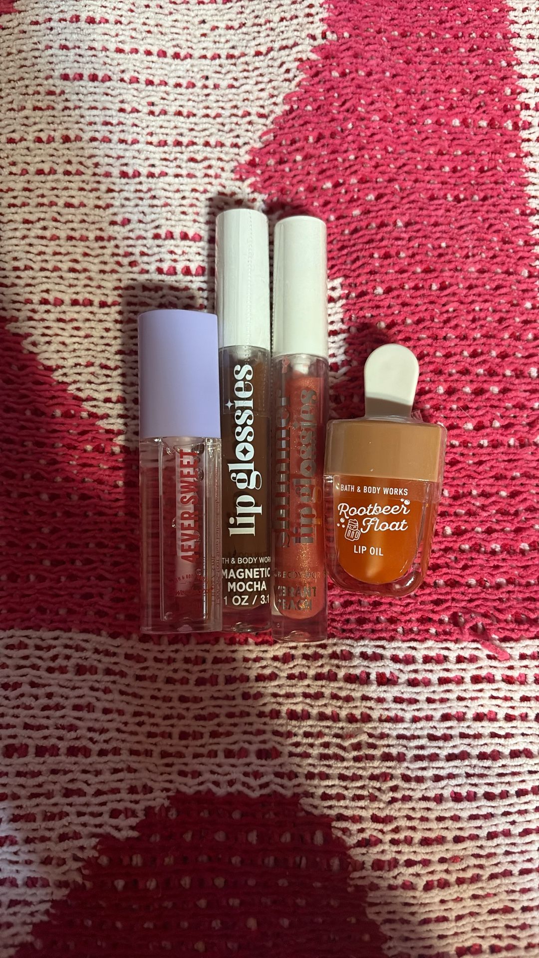Set Of 4 Bath And Body Works Lip Oil And Glosses 