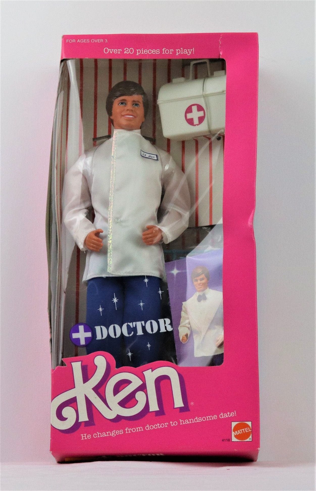 Vintage 1987 Doctor Ken Barbie Doll