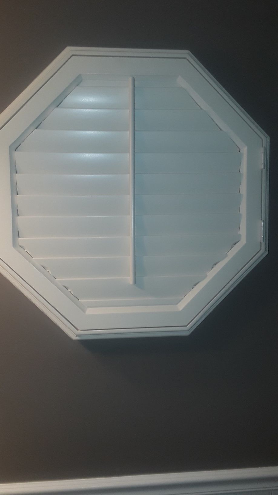 Octagon window shutter