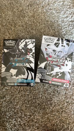 Pokémon Black Bolt and White Flare Bundles
